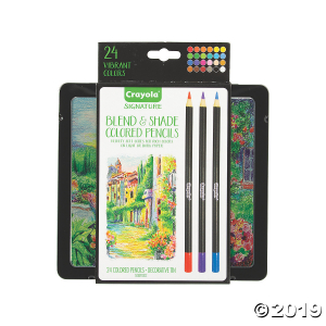 24-Color Crayola® Signature Blend & Shade Colored Pencils (1 Set(s))