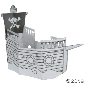 Color Your Own Pirate Ship Playhouse (1 Piece(s))