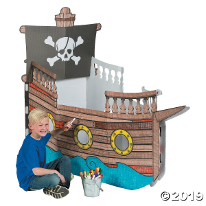 Color Your Own Pirate Ship Playhouse (1 Piece(s))