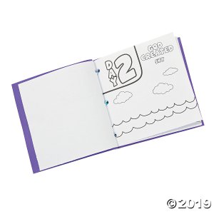 Color Your Own Book About the 7 Days of Creation Craft Kit (Makes 12)