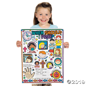 Color Your Own When Should I Pray? Posters (30 Piece(s))