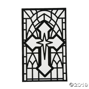 Color Your Own Cross Fuzzy Pictures (Makes 12)