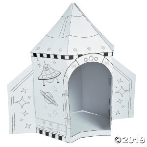 Color Your Own Rocket Ship Playhouse (1 Piece(s))