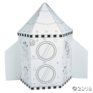 Color Your Own Rocket Ship Playhouse (1 Piece(s))