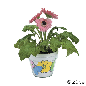 Color Your Own Artist Flowerpots (Per Dozen)