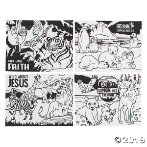 Color Your Own Wild Encounters VBS Fuzzy Posters (24 Piece(s))