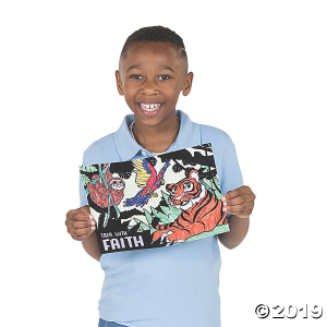 Color Your Own Wild Encounters VBS Fuzzy Posters (24 Piece(s))