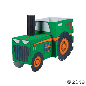 Color Your Own Tractor Box Costume (1 Piece(s))