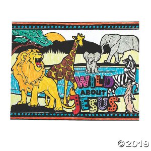 Color Your Own African Safari VBS Fuzzy Posters (24 Piece(s))