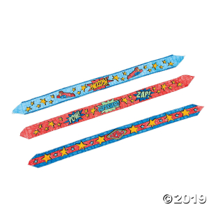 Color Your Own Super Hero Tie on Headband (Makes 12)