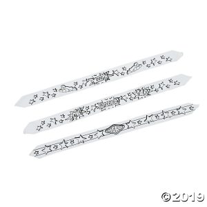 Color Your Own Super Hero Tie on Headband (Makes 12)