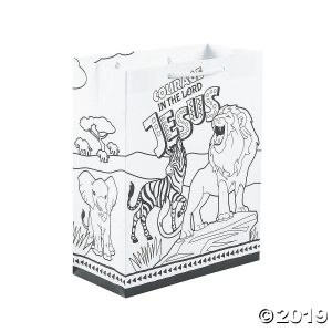 Color Your Own African Safari VBS Take Home Bags (Per Dozen)