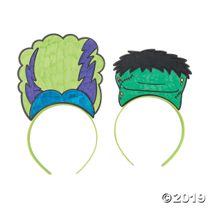 Color Your Own Halloween Monster Headbands (Per Dozen)