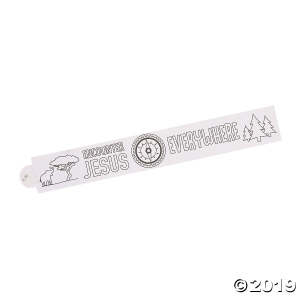 Color Your Own Wild Encounters VBS Bracelets (Per Dozen)