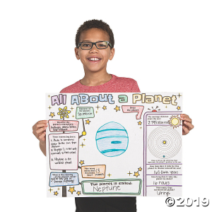 Color Your Own All About a Planet Posters (30 Piece(s))