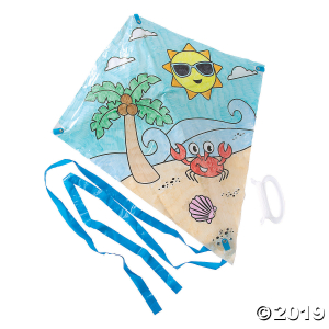 Color Your Own Beach Kites (Per Dozen)