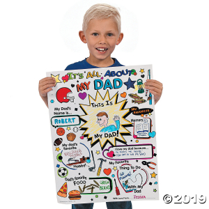 Color Your Own All About Dad Posters (30 Piece(s))