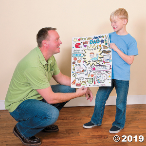 Color Your Own All About Dad Posters (30 Piece(s))