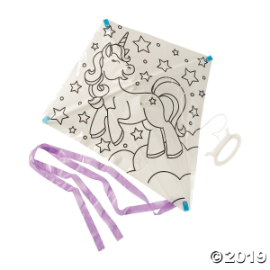 Color Your Own Unicorn Kites (Per Dozen)