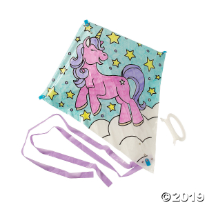Color Your Own Unicorn Kites (Per Dozen)