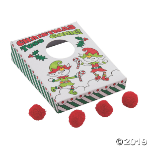 Color Your Own Mini Christmas Cornhole Games (Per Dozen)