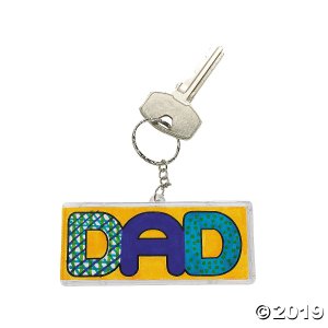 DIY Dad Keychains (Makes 12)