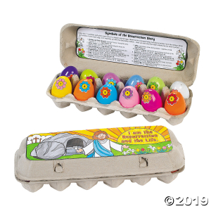 Color Your Own Resurrection Story Eggs Craft Kit (1 Set(s))