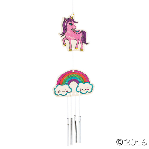 Color Your Own Unicorn Wind Chimes (Per Dozen)