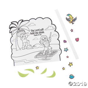 Color Your Own Island VBS Psalm 27:10 Stand-Up Craft Kit (1 Unit(s))
