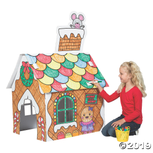 Color Your Own Gingerbread Playhouse (1 Piece(s))