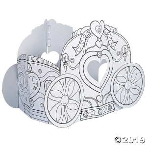 Color Your Own Princess Carriage Playhouse (1 Piece(s))