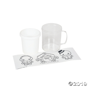 Color Your Own Gingerbread Mugs (Per Dozen)