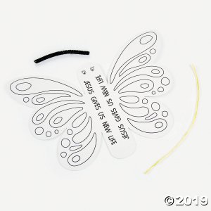 Color Your Own Good News Butterfly (Per Dozen)
