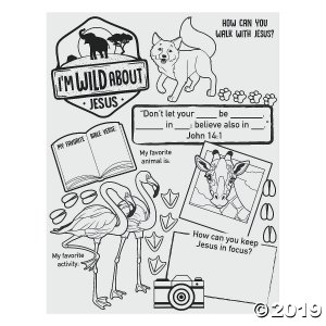 Color Your Own Wild Encounters VBS Posters (30 Piece(s))