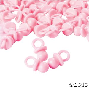 Pastel Pink Opaque Pacifier Favors (48 Piece(s))