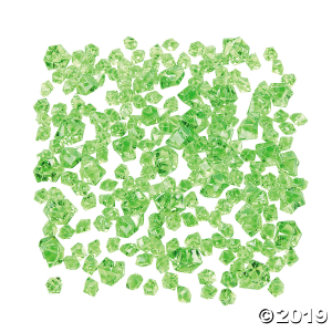 Lime Green Acrylic Gems (8 oz(s))