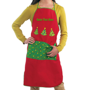 Adult's Christmas Personalized Apron