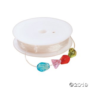 Clear Stretchy Cording - .7mm (82 ft)
