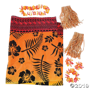 Men's Luau Apparel Kit (1 Set(s))