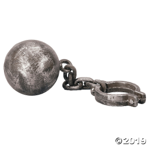 Ball & Chain Costume Prop (1 Piece(s))