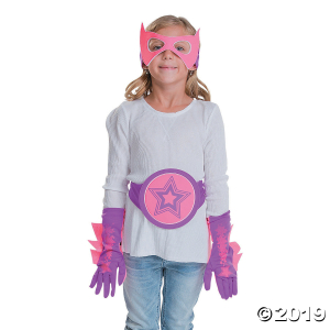 Pink & Purple Superhero Accessories (1 Set(s))