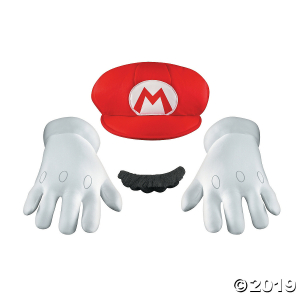 Adult's Super Mario Brothers Mario Accessory Kit (1 Set(s))