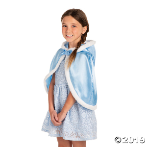 Winter Princess Hooded Capelet Shawl (1 Piece(s))