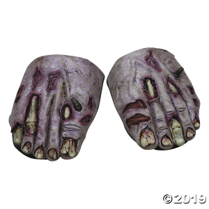 Adult's Zombie Undead Feet Cove (1 Piece(s))