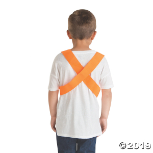 Blue & Orange Superhero Chest Plate (1 Piece(s))
