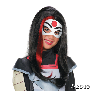 Girl's DC SuperHero Girls Katana Wig (1 Piece(s))