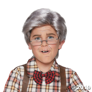 Kid's Old Man Wig (1 Piece(s))