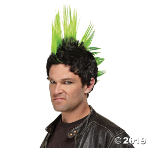Green Punk Rocker Wig (1 Piece(s))