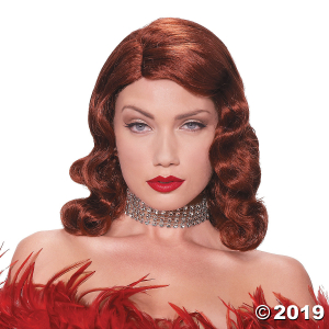 Women's Red Femme Fatale Wig (1 Piece(s))