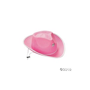 Kids' Pink Cowgirl Hats (Per Dozen)